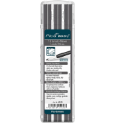 Big Dry For All Bleistiftminen für Zimmermannsbleistift mit Druckmechanismus grau 2B 2,0 - 5,0 mm