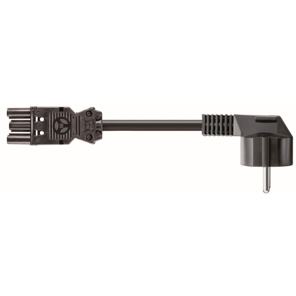 4016514011704 - - Stromkabel - CEE 7 4 (M) zu GST18i3 (W) - 15 m - rechts-gewinkelter Stecker - Schwarz 4016514011704 - - Stromkabel - CEE 7 4 (M) zu GST18i3 (W) - 15 m - rechts-gewinkelter Stecker - Schwarz