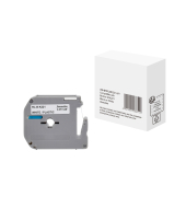 Schriftband MK221, 9mm x 8m, schwarz/wei&szlig;, kompatibel zu P-touch MK-221
