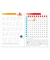 Display Hausaufgabenhefte Klasse 1 - 4, je 10 hefte pro Klasse 89489 Klipp & Klar, Hausaufgaben / liniert, A5, grün, 48 Blatt / 