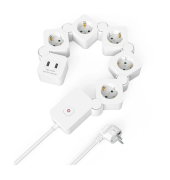 223190 Steckdosenleiste 5 Fach 2Usb 1.4M