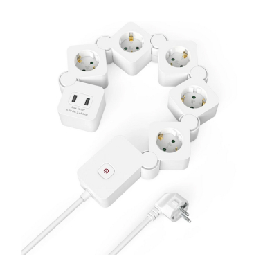 223190 Steckdosenleiste 5 Fach 2Usb 1.4M