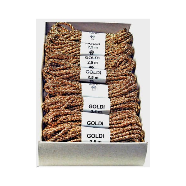 12 Stück GOLDINA Kordel 474703151225, Kordel, gold 4008953162680 GOLDINA 3 Meter