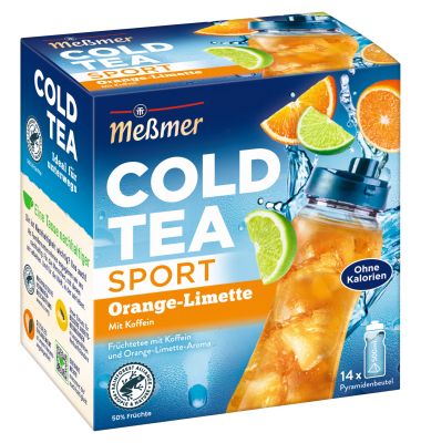 Tee COLD TEA SPORT 108244 Orange-Limette 14St