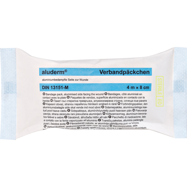 4250108803294 - aluderm®-Verbandpäckchen Inhalt nach DIN 13151 ab 20 Stk Kompresse mittel kaiserkraft