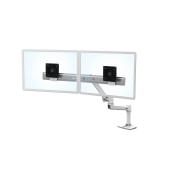 LX Dual Direct Arm Monitor-Halterung weiß 45-489-216