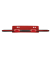 Heftstreifen kurz 1398542, 35x130mm, fassungsstark, Kunststoff mit Kunststoffdeckleiste, rot