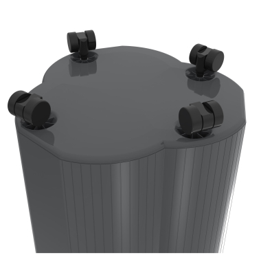 Abfalleimer Tri Bin EcoBlack 44214D 50l sw