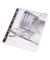 Dokumententasche - 9218-00682, A4, transparent, Polypropylen (PP), Klettverschluss