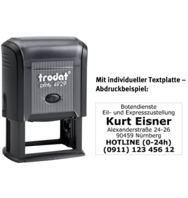  4929P, 50x30mm, rechteckig