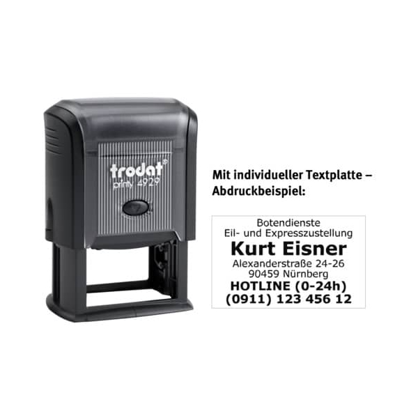 9004546463849 - TRODAT 4929T individuell 9004546463849 TRODAT 4929P 9004546463849 - TRODAT 4929T individuell 9004546463849 TRODAT 4929P
