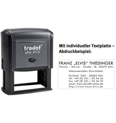 Printy mit Stempelplatte