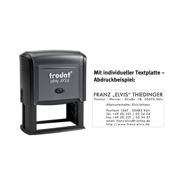9004546463863 - TRODAT 4926T individuell 9004546463863 TRODAT 4926P 9004546463863 - TRODAT 4926T individuell 9004546463863 TRODAT 4926P