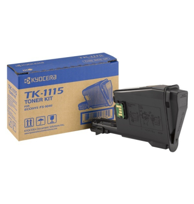 Toner Kyocera TK-1115, Reichweite: 1.600 Seiten, schwarz