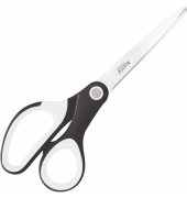 Schere Leitz 5319, Länge: 20,5 cm, Stahl, ergonomischer Griff, grau metallic