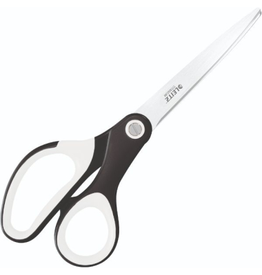 Schere Leitz 5319, Länge: 20,5 cm, Stahl, ergonomischer Griff, grau metallic
