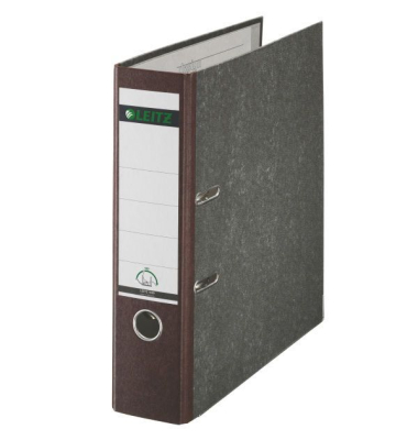 Ordner 1080-00-75, A4 80mm breit Karton schwarz/braun