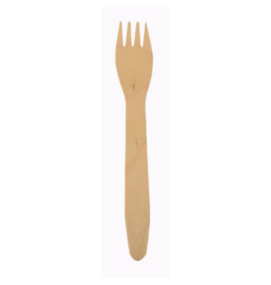 Einweg-Gabel Duni 18199, 165mm, aus Holz