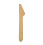 Einweg-Messer Duni 18200, 165mm, aus Holz