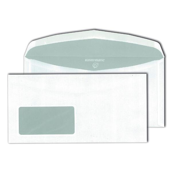 4003928702335 - Kuvertierhüllen 30007488 Din Lang+ (C6 5) 229x114mm ASK mit Fenster nassklebend 75g weiß 4003928702335 1000 Stück