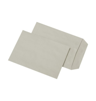 Versandtaschen, C4, ohne Fenster, selbstklebend, 90g, grau Versandtaschen, C4, ohne Fenster, selbstklebend, 90g, grau