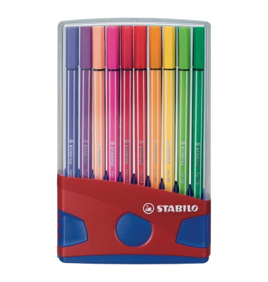 Faserschreiber Schwan Stabilo Pen 68, Strichstärke: 1mm, 20er Etui