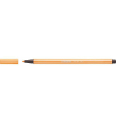 Faserschreiber Pen 68054, Einweg, farbintensiv, M  1 mm, neonorange