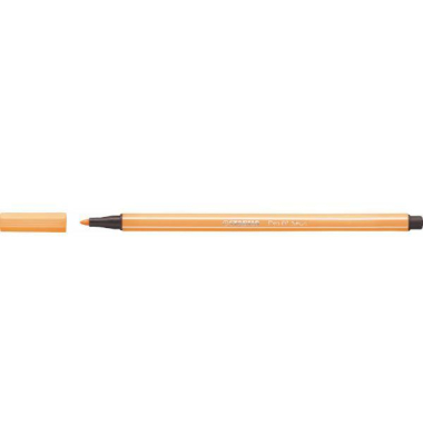 Faserschreiber Pen 68054, Einweg, farbintensiv, M  1 mm, neonorange