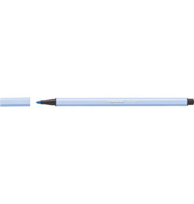Faserschreiber Pen 6811, Einweg, M  1 mm, helles kobaltblau