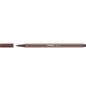 Faserschreiber Pen 6845, Einweg, mit Kappe, M  1 mm, braun