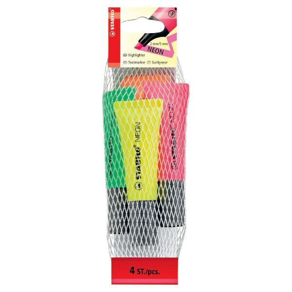 4006381457736 - Textmarker 201044 Netzbeutel  4006381457736 4 Stück