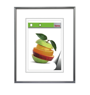 Bilderrahmen Hama 66438, Sevilla, 40 x 60cm, (Bildformat: 30 x 45cm), silber