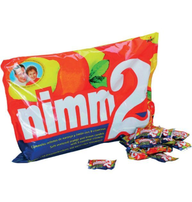 Fruchtbonbons, einzeln verpackt, 1-kg-Beutel