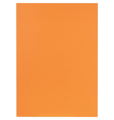 Aktendeckel 389009B, A4 orange Recyclingkarton 250g