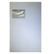Faltentaschen Blessof 30007635 C4 229x324mm 20mm-Falte mit Fenster HK weiß 100St