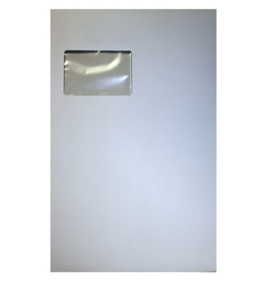 Faltentaschen Blessof 30007635 C4 229x324mm 20mm-Falte mit Fenster HK weiß 100St