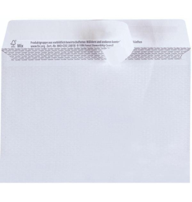 Briefhülle TopSTAR 100g HK hochweiß C5 250 St