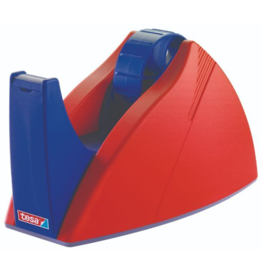 Tischabroller Tesa 57422, bis 25mm x 66m, rotblau