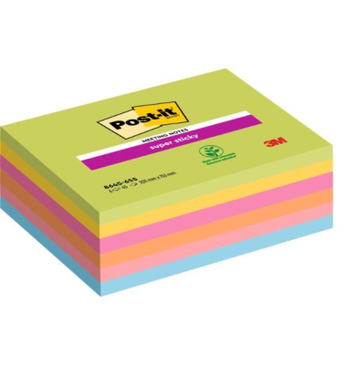 Haftnotizen 86456SSEU, 203x152mm, farbig sortiert, rechteckig
