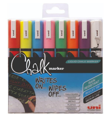 Kreidemarker PWE-5M 18 62 08, Rund, M, 1,8 - 2,5 mm, sortiert