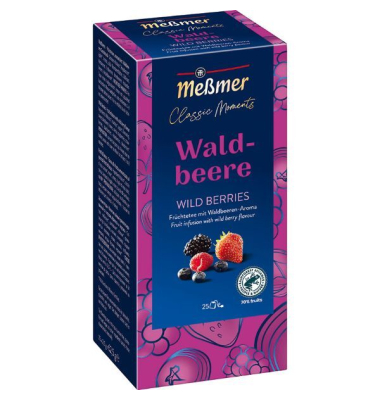 Messmer Tea Wild Berry 2.50G, 25 Beutel