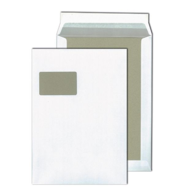 Versandtaschen Blessof 30022359 C4 229x324mm m. Fenster Papprückwand HK we 100St