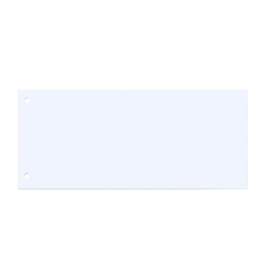 Trennstreifen 1118889 wei&szlig; gelocht 22,5x10,5cm