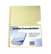 Staffel-Trennbl&auml;tter 3737858 A4 chamois Karton