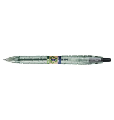 Kugelschreiber B2P, Begreen 14136457, schwarz, 1mm, nachf&uuml;llbar