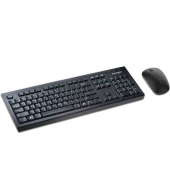 Tastatur+Maus Set kabellos schwarz