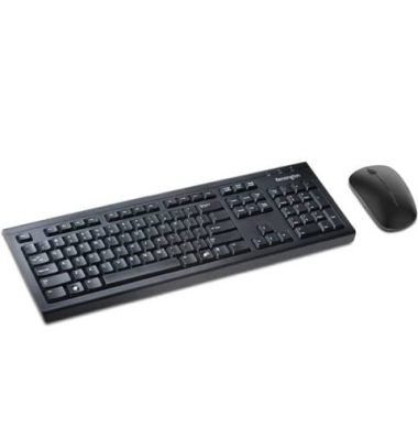 Tastatur+Maus Set kabellos schwarz