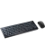 Tastatur+Maus Set kabellos schwarz