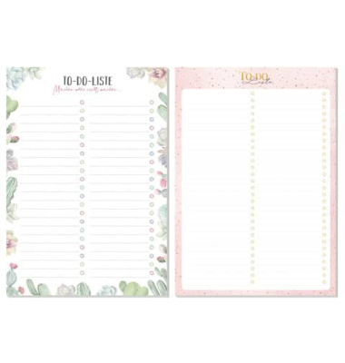 Notizblock 8256-5, A5, sortiert, 50 Blatt