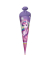 Schultüte 70cm Einhornportrait Glitter
